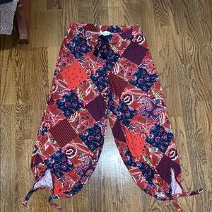 Anthropologie super soft Colorful Patchwork Lounge Pants